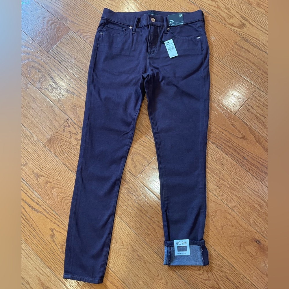 Express Women's Skinny Jeans - Dark Purple